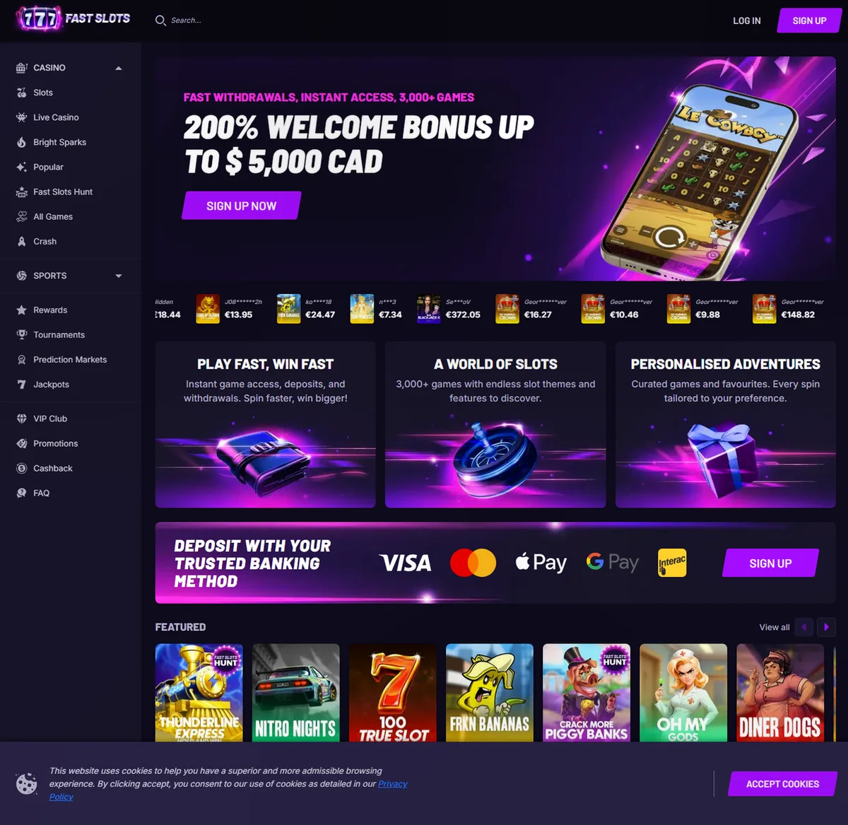 Fast Slots